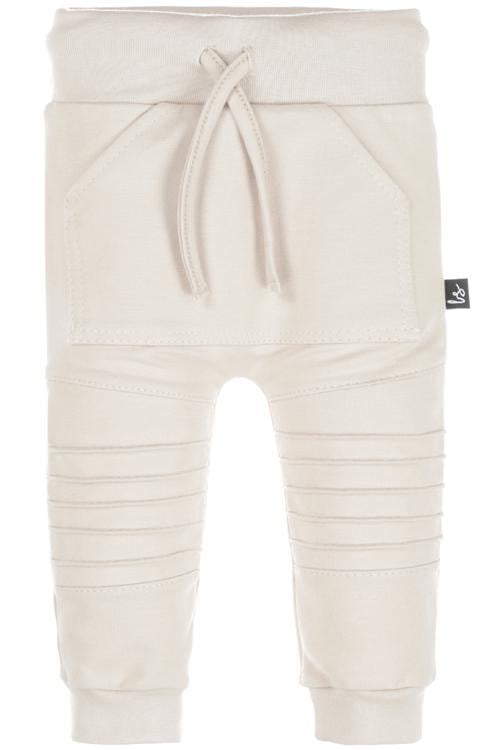 Pocket biker broekje sand