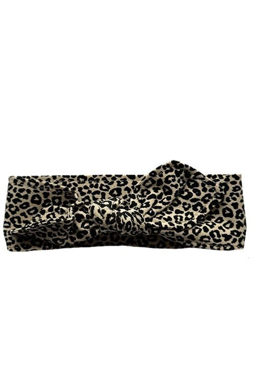 Haarbandje luipaard sand