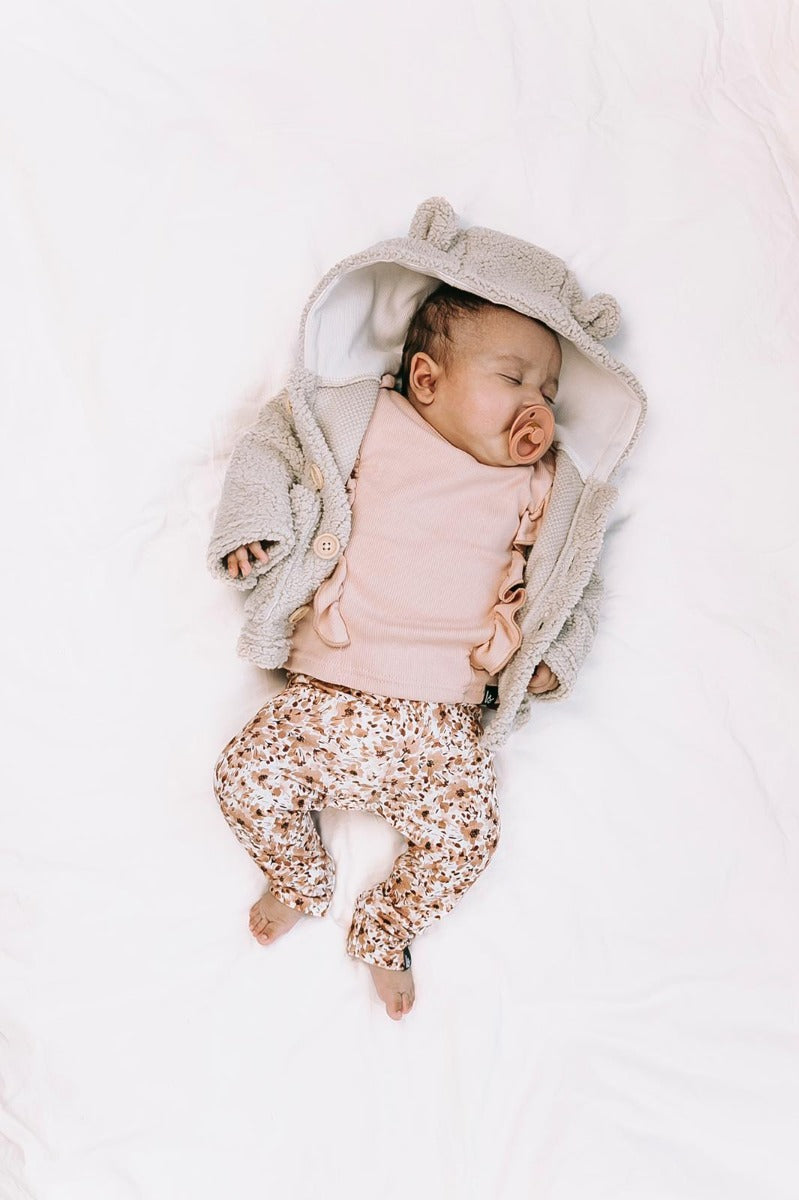 Teddyjacke Sand