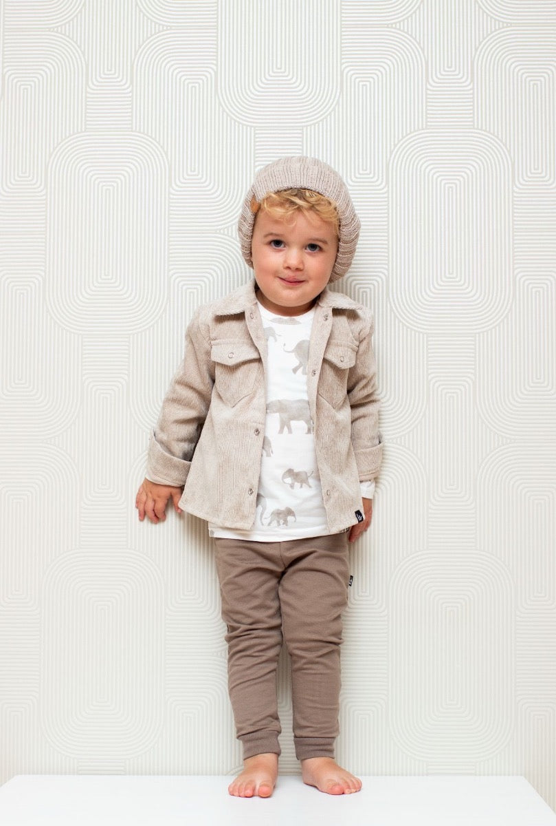 Rib jacket (sand)