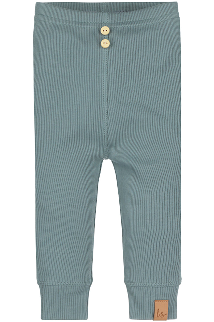 Broekje rib buttons (petrol)