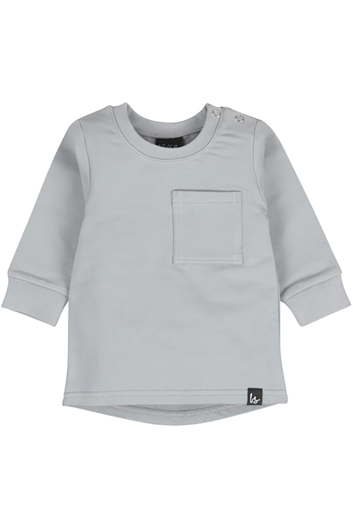 Cargo-Langarmshirt (graublau)