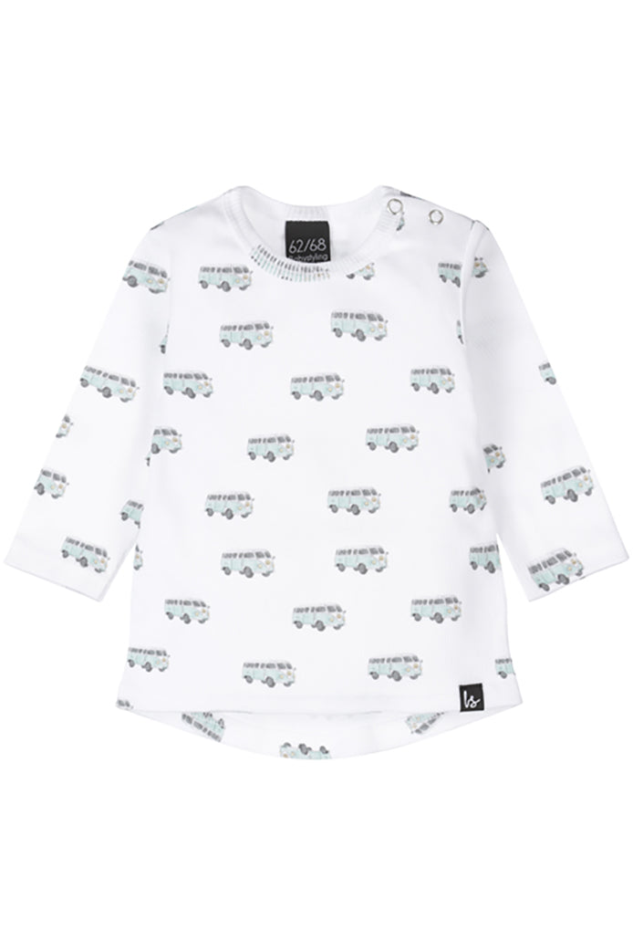 Retro-Bus-Langarmshirt