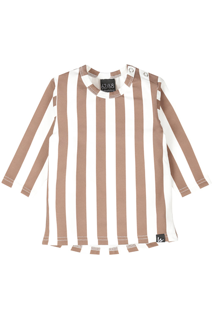Longsleeve vertical stripes roest