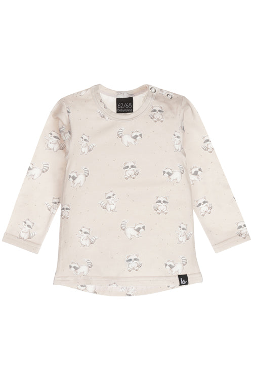 Raccoons beige longsleeve
