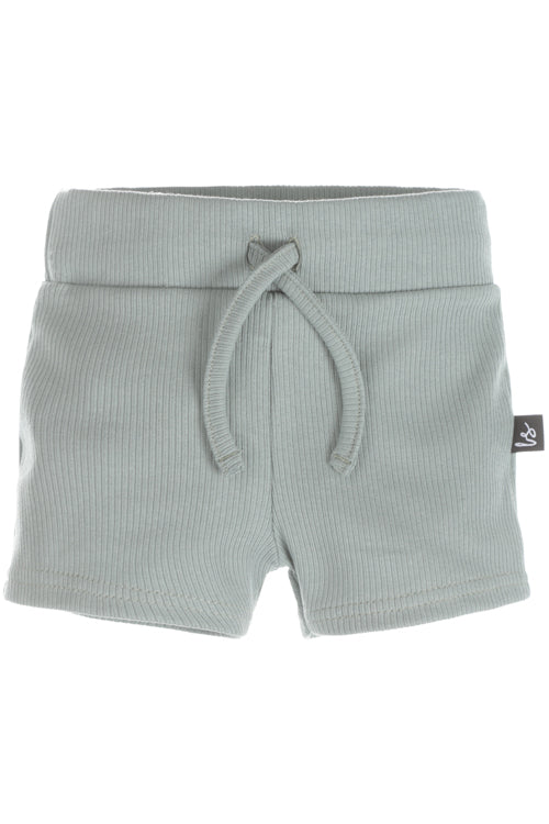 Rib jersey short green