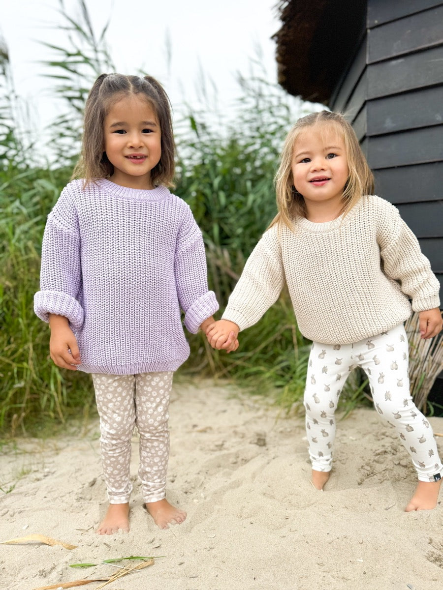 Strickpullover (Lavendel)