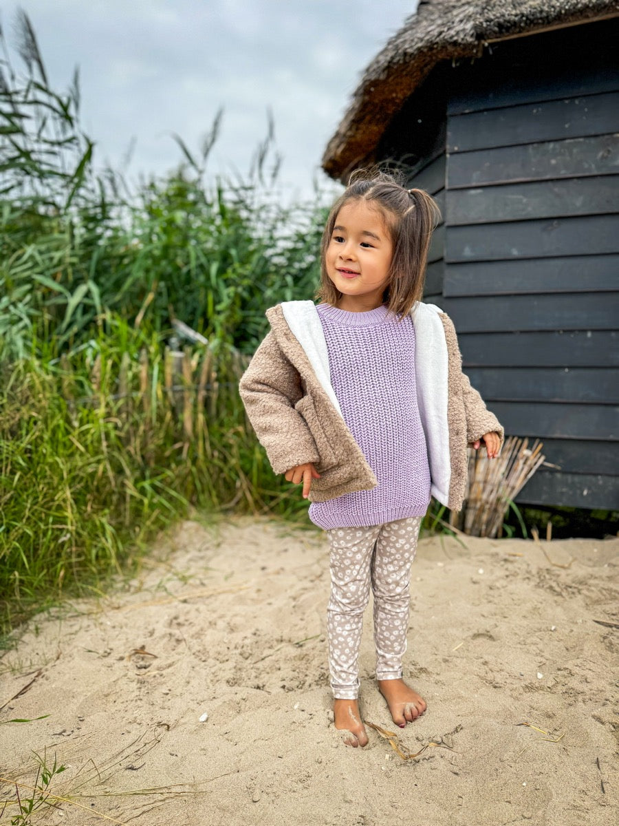 Strickpullover (Lavendel)