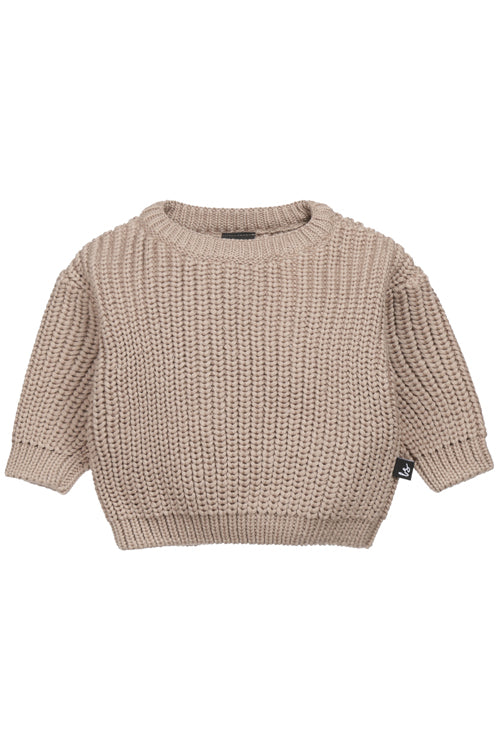 Knitted sweater (light oak)