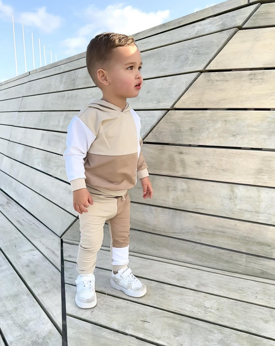 Jogger mixed combi (dark beige)