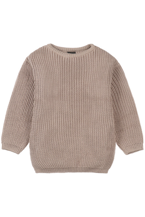 Strickpullover (hellbraun)
