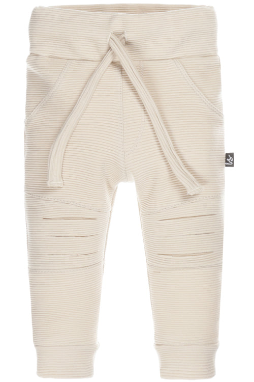 Ripped broekje rib sand