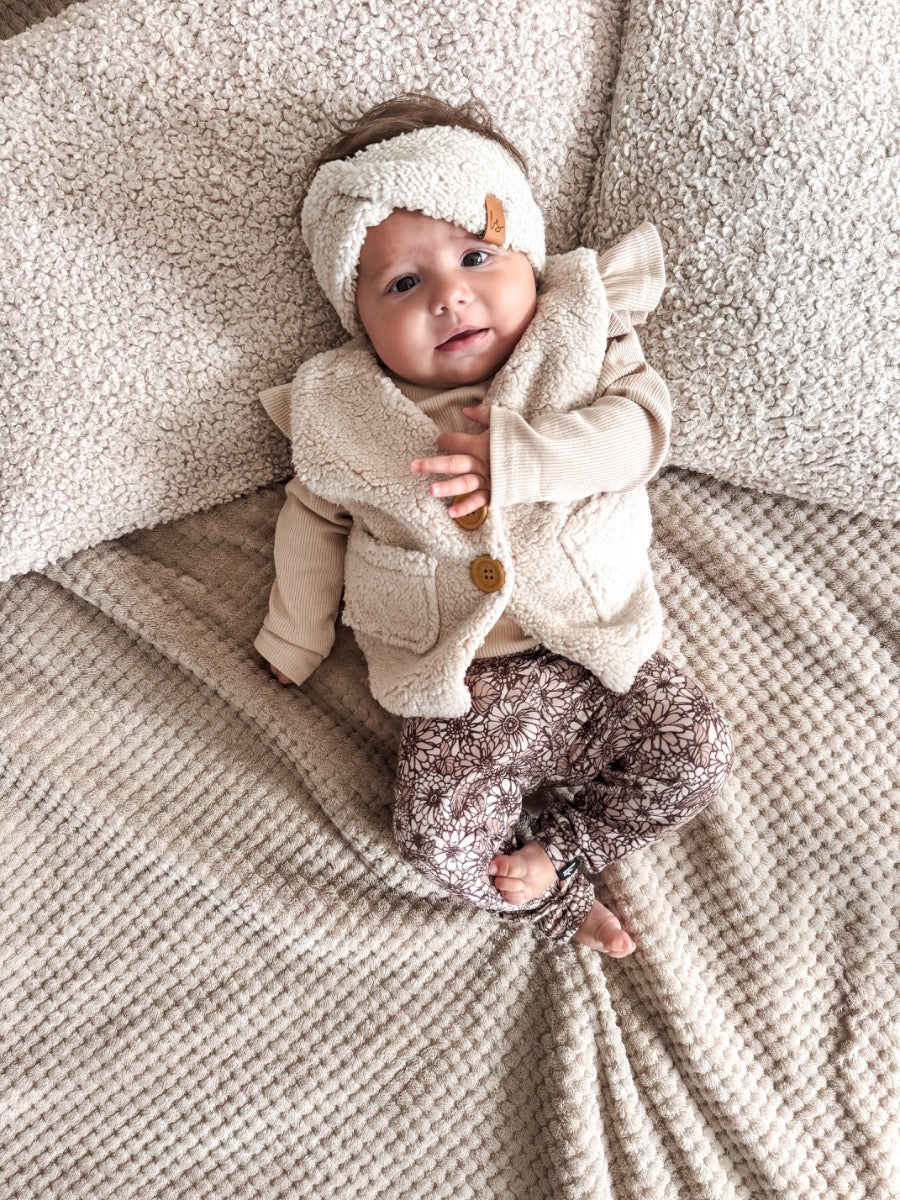 Teddy oorwarmer sand