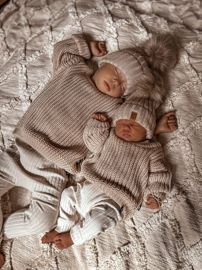 Strickpullover (beige)
