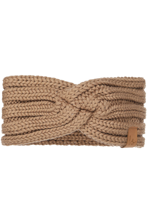 Knitted oorwarmer (beige)