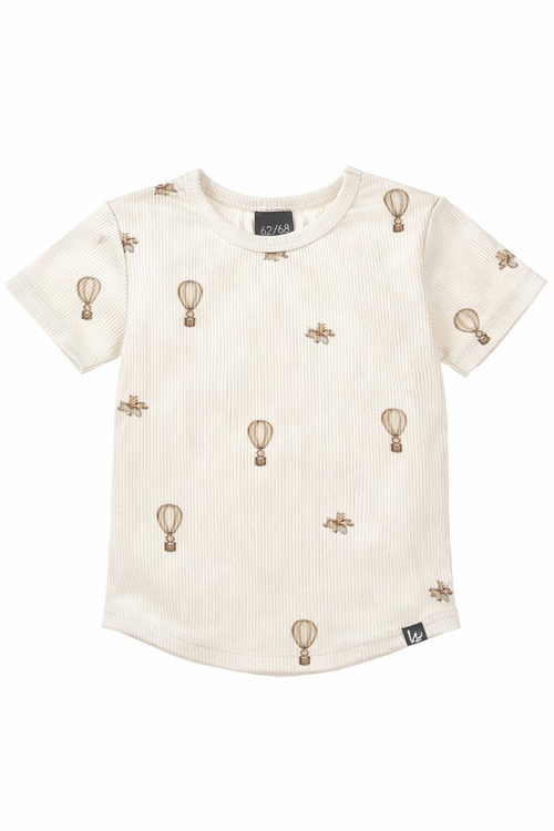 Rib jersey t-shirt airballoons (off white)