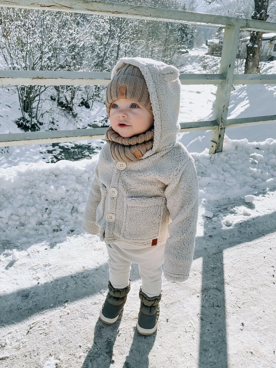 Knitted sjaaltje (light oak)