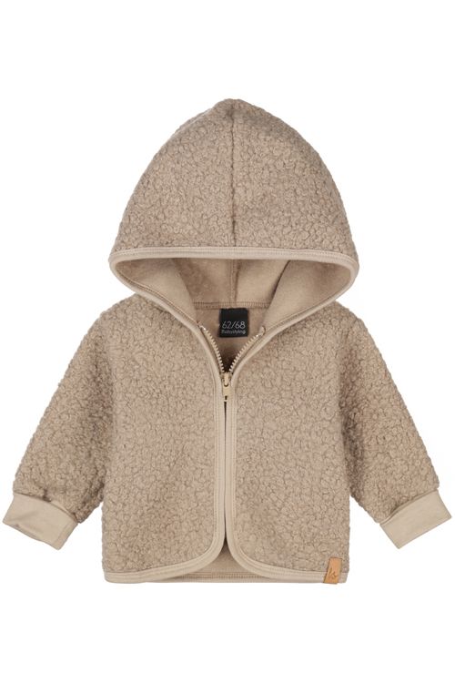 Boucle capuchon vest (beige)