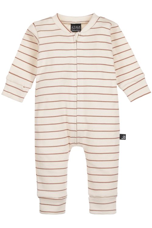 Boxpakje zipper stripes sand