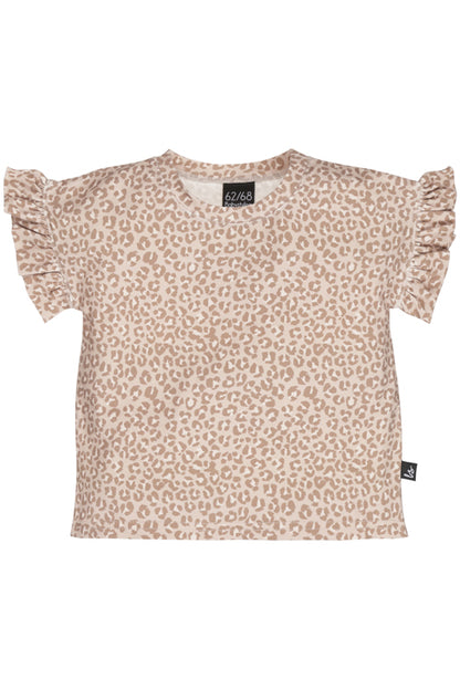 Schmetterlings-T-Shirt mit Leopardenflecken, klein
