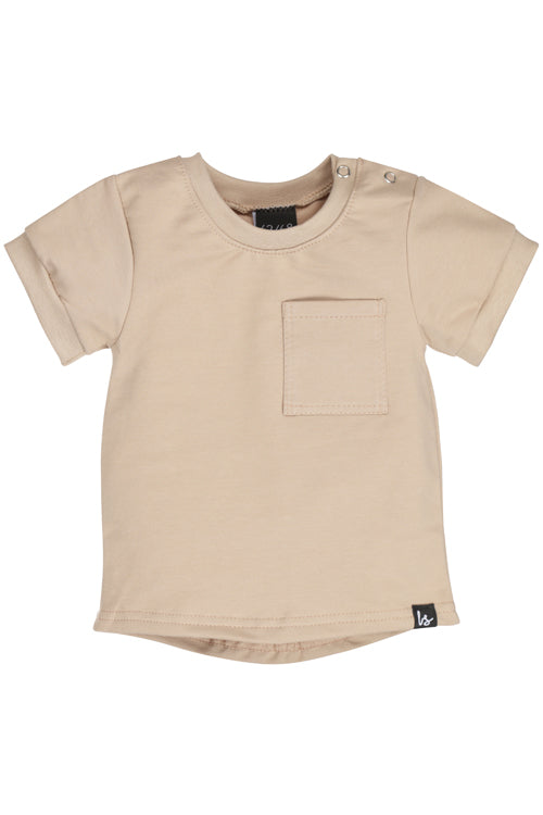 Cargo t-shirt beige