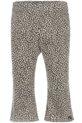 Flared pants luipaard sand