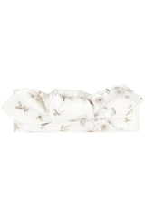 Haarbandje floral sarah beige ivory rib