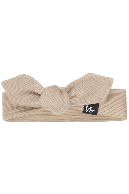 Haarbandje rib (beige)