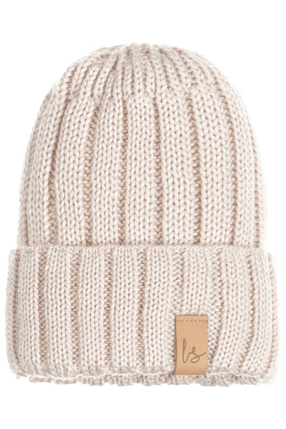 Knitted mutsje (sand)