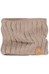 Gestrickter Schal (helle Eiche)