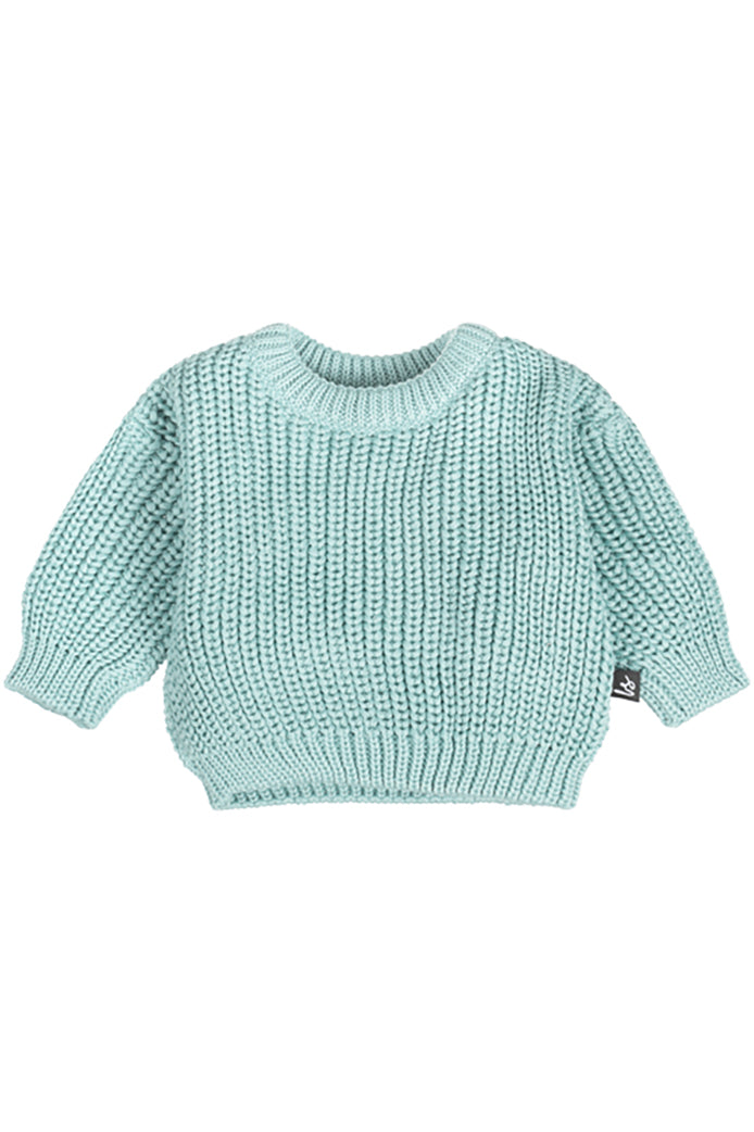 Knitted sweater (dusty green)