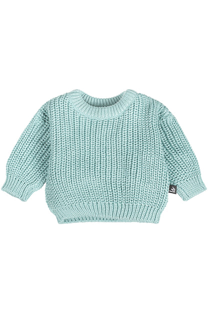 Knitted sweater (dusty green)