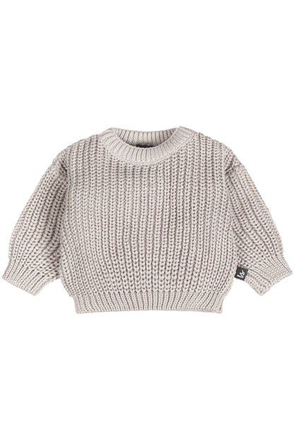 Knitted sweater (dusty sand)