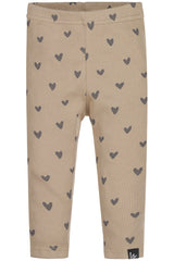 Legging hartjes rib