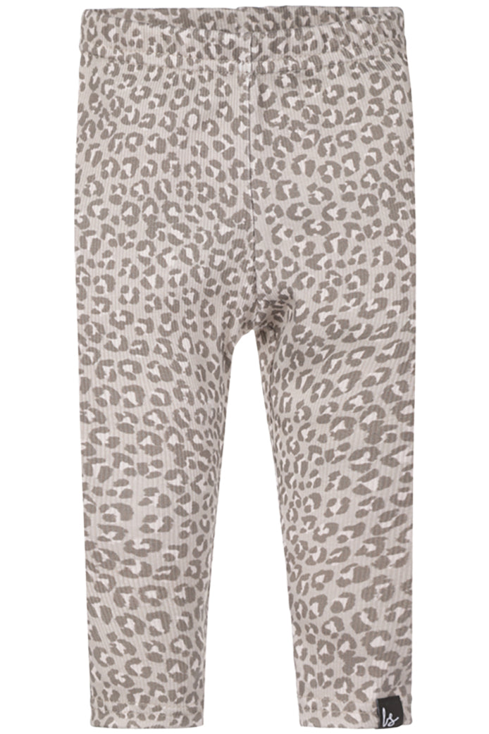 Legging leopard spots rib