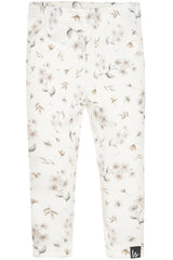Legging rib floral sarah beige ivory