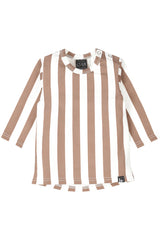 Longsleeve vertical stripes roest