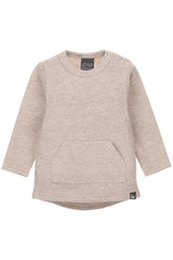 Pocket longsleeve wafel (bruin)