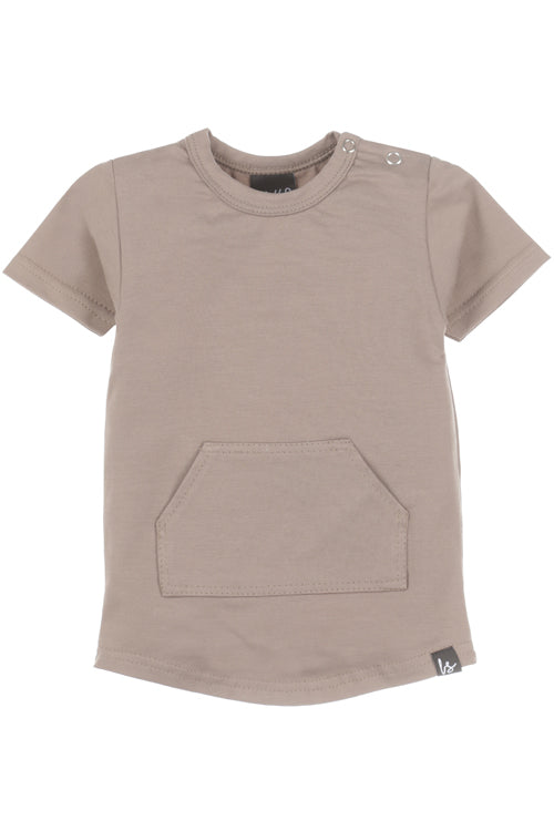 Pocket t-shirt light oak