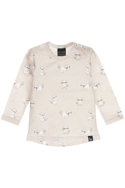 Raccoons beige longsleeve