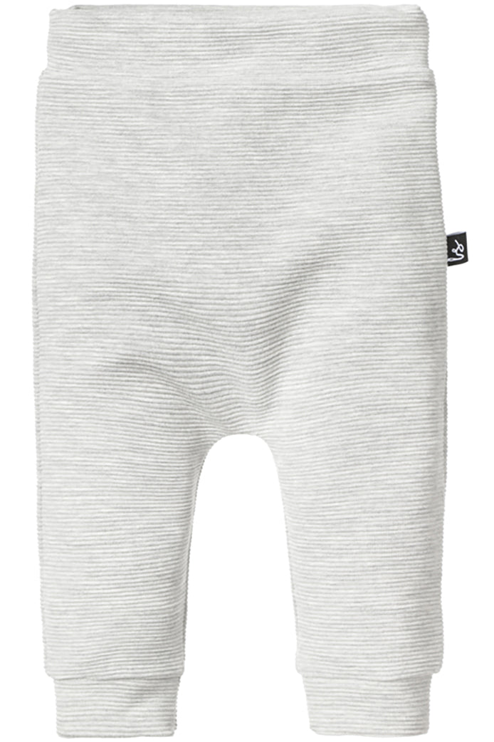 Rib baggy broekje grijs