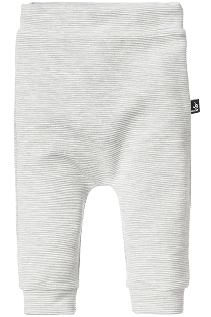 Rib baggy broekje grijs