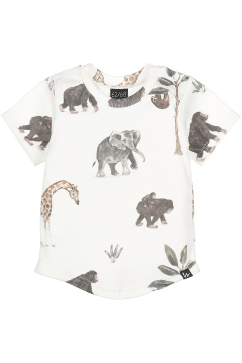 Rib jersey t-shirt jungle