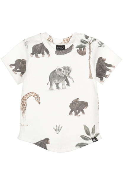 Rib jersey t-shirt jungle