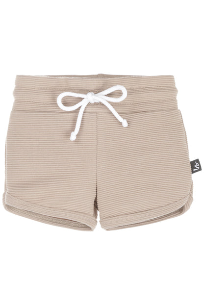 Rib kort broekje (beige)