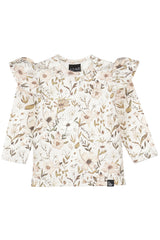 Ruffle longsleeve vintage bloom