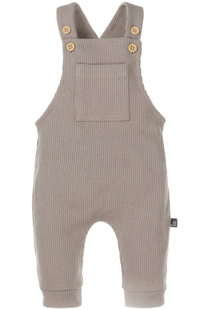 Subtly knitted tuinpakje (light oak)