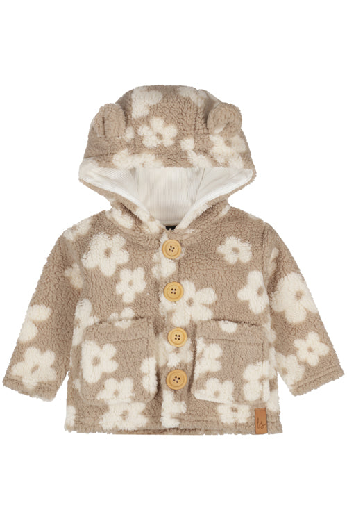 Teddy jacket flowers