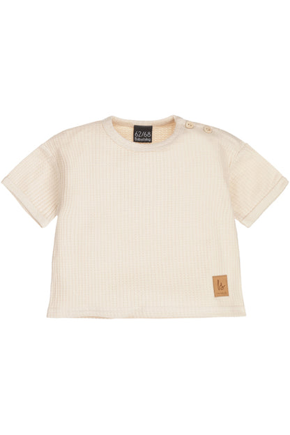 Soft wafel t-shirt sand