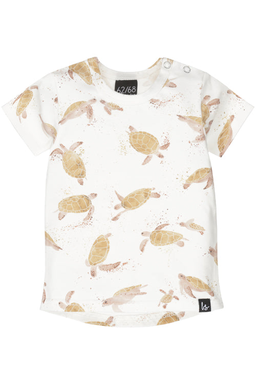 Turtles-T-Shirt (abgerundeter Rücken) 122/128